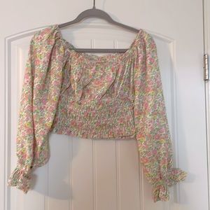 Reborn cropped blouse. Size s